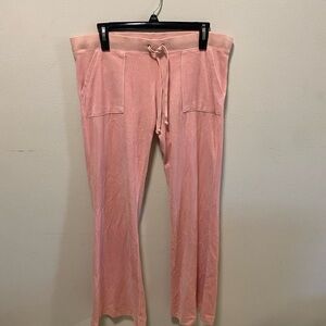 Vintage 2000's Juicy Couture Baby Pink Velor Pants